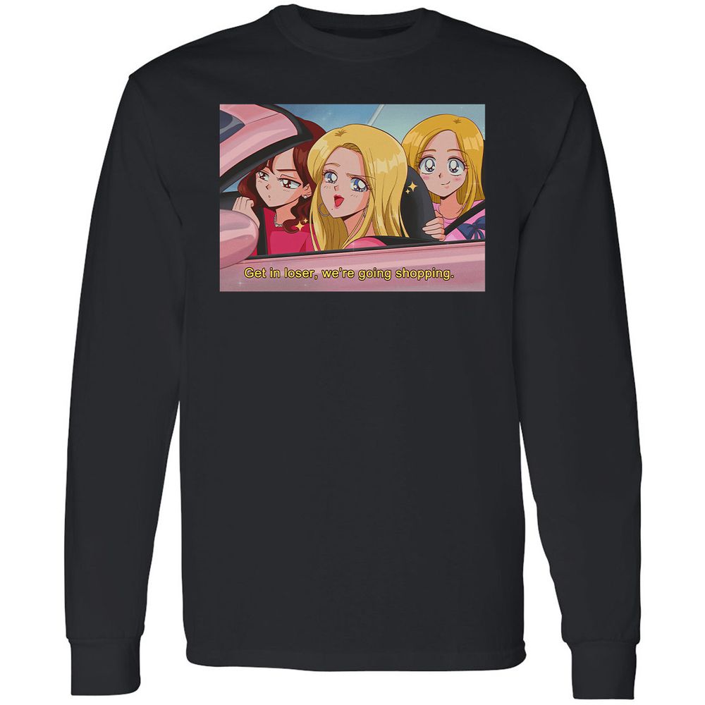 Long Sleeve T-Shirt - 15WY8E5U - Black - 16