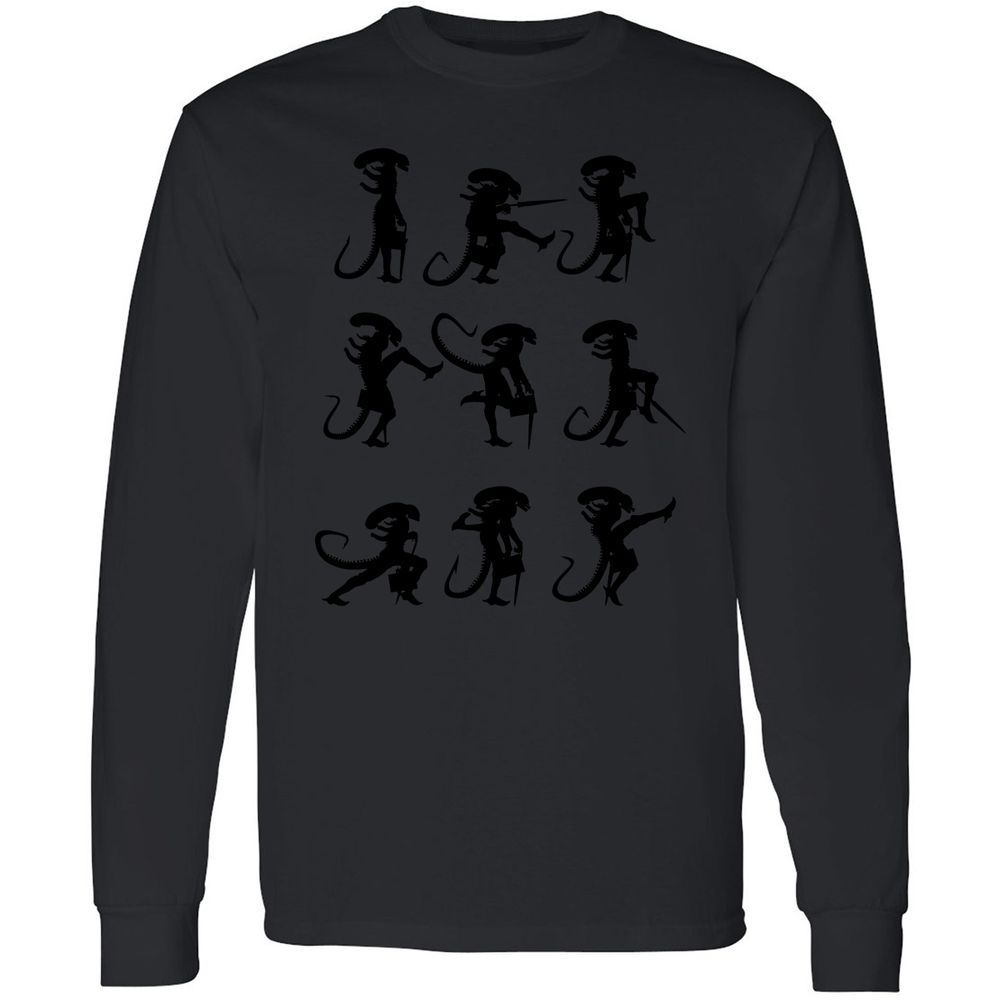 Long Sleeve T-Shirt - 4XWCW9LJ - Black - 16