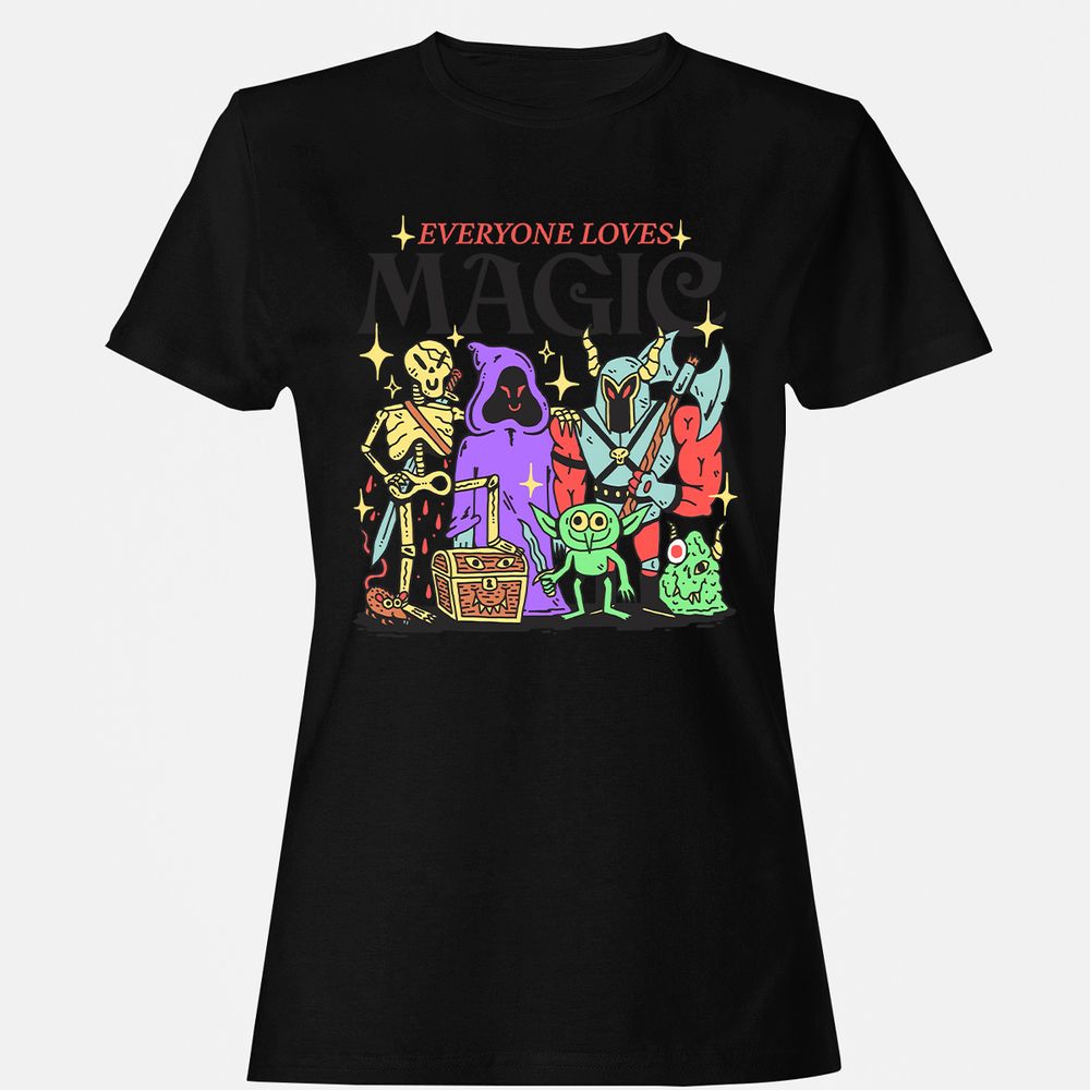 Women's T-Shirt - PFGVFWH7 - Black - 16