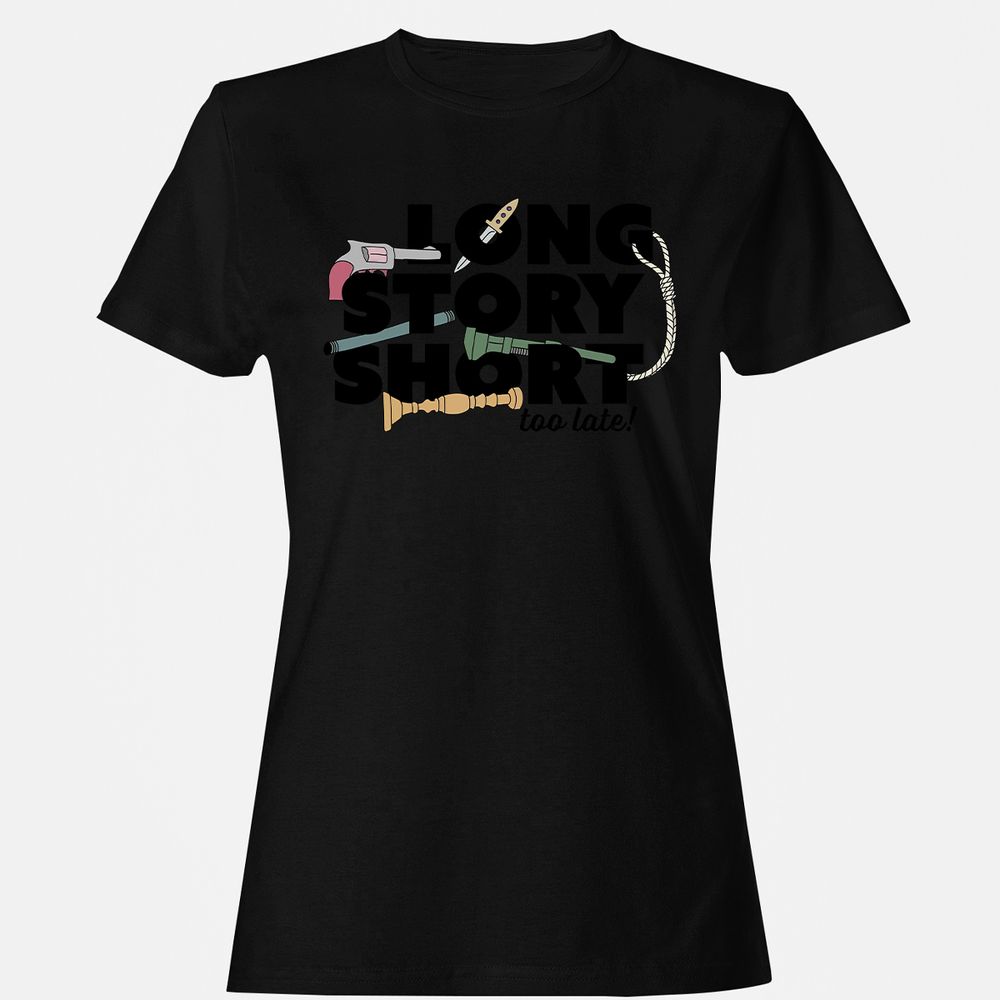 Women's T-Shirt - M1S4R7CC - Black - 16