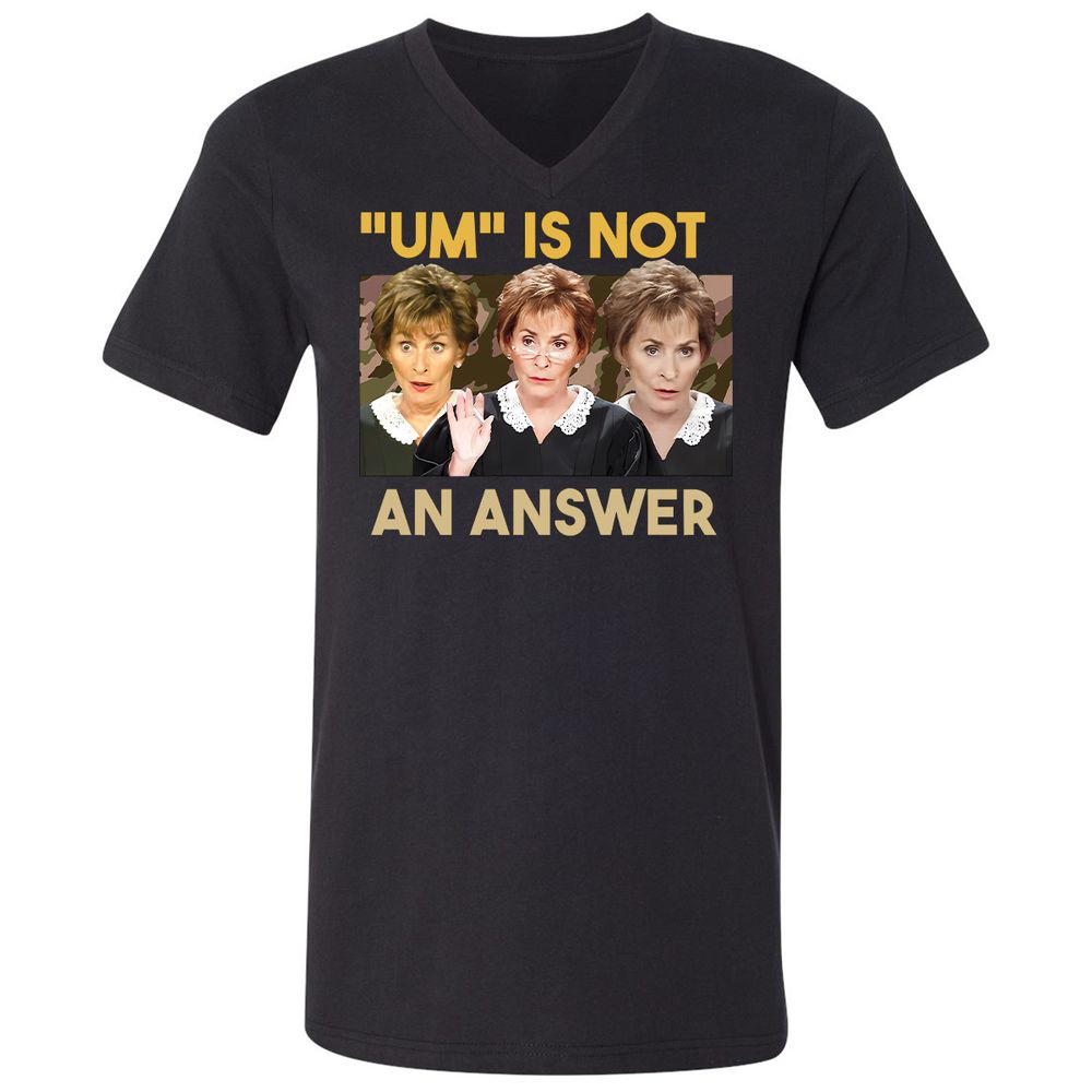 Unisex V-Neck T-Shirt - R82VV5LR - Black - 16