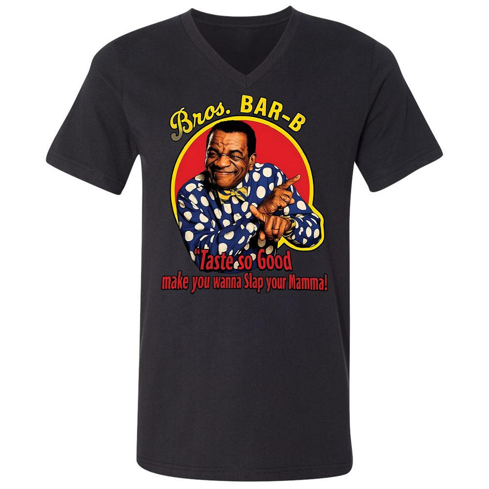 Unisex V-Neck T-Shirt - LYJW3TSN - Black - 16