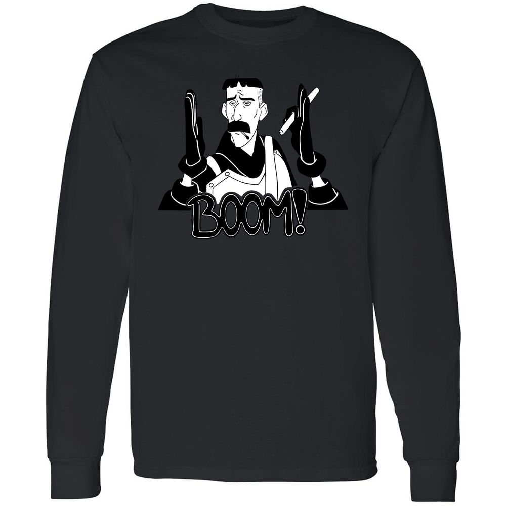 Long Sleeve T-Shirt - DM89XFUB - Black - 16