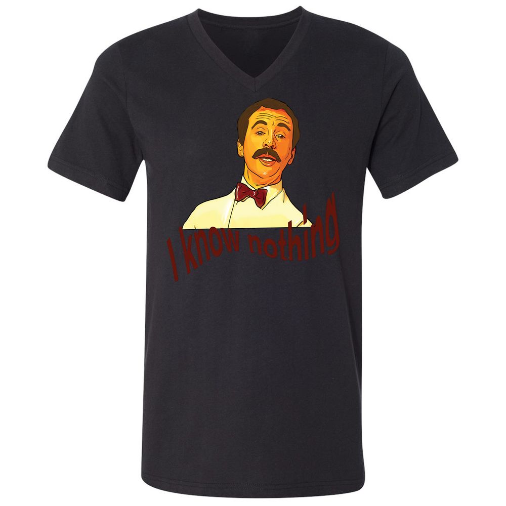 Unisex V-Neck T-Shirt - 5XT7LGE1 - Black - 16