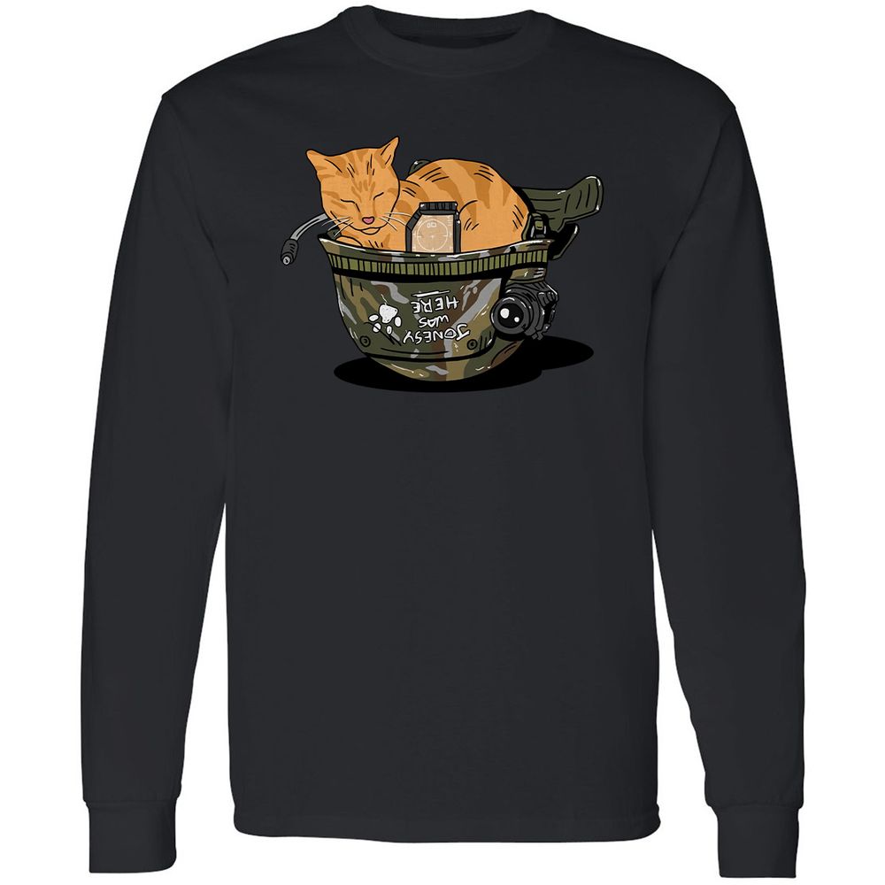 Long Sleeve T-Shirt - XFGT8W8H - Black - 16