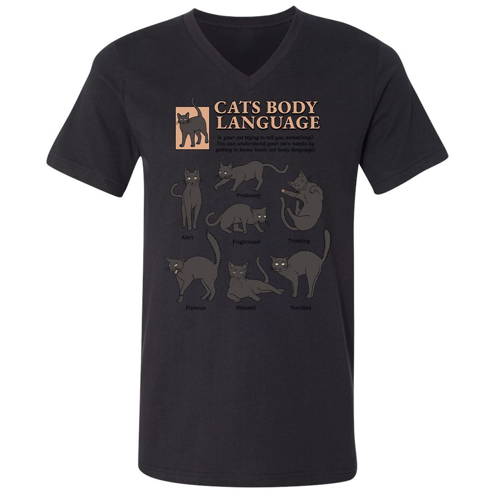 Unisex V-Neck T-Shirt - HB12YTB2 - Black - 16