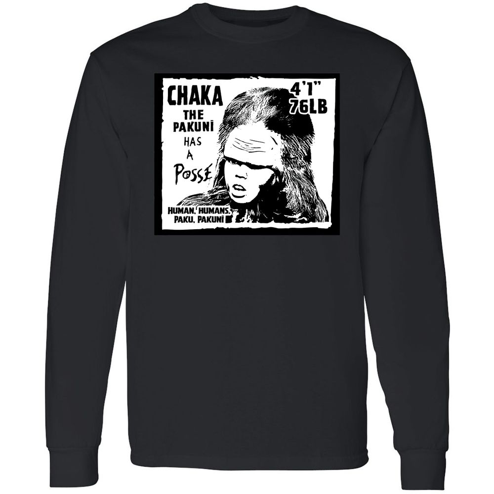 Long Sleeve T-Shirt - KVYY92XZ - Black - 16