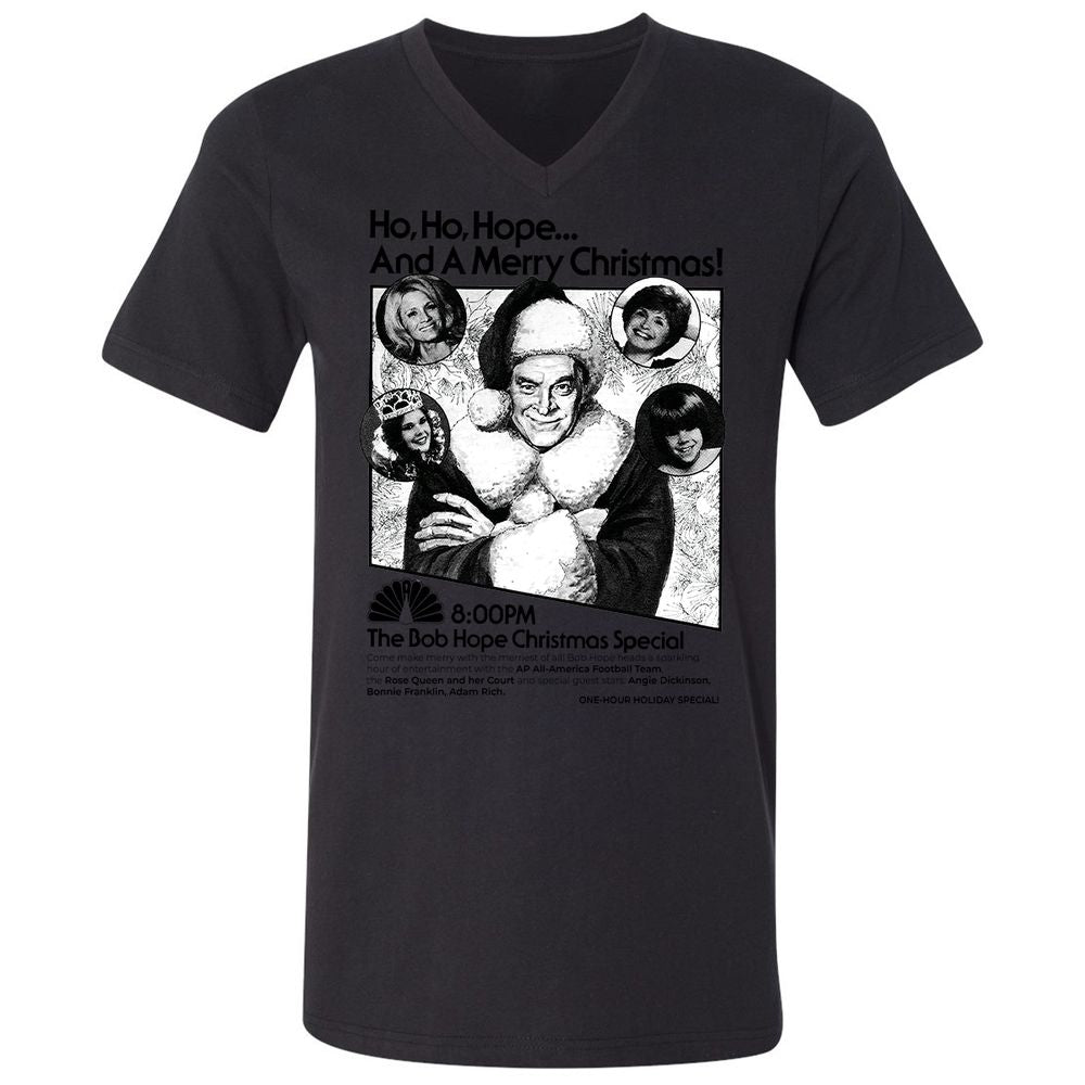 Unisex V-Neck T-Shirt - UJVG6X6C - Black - 16