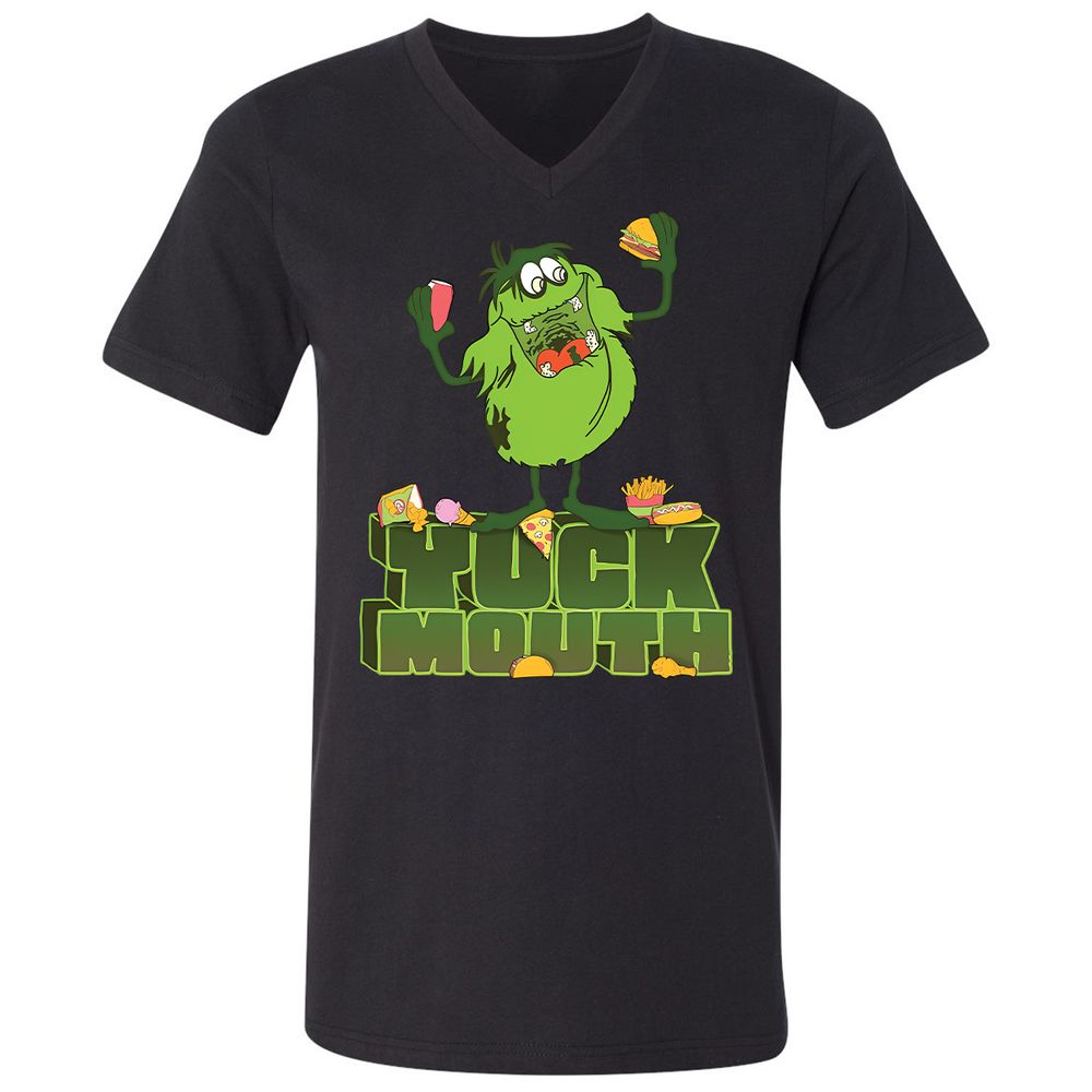 Unisex V-Neck T-Shirt - 7NP8WMYE - Black - 16