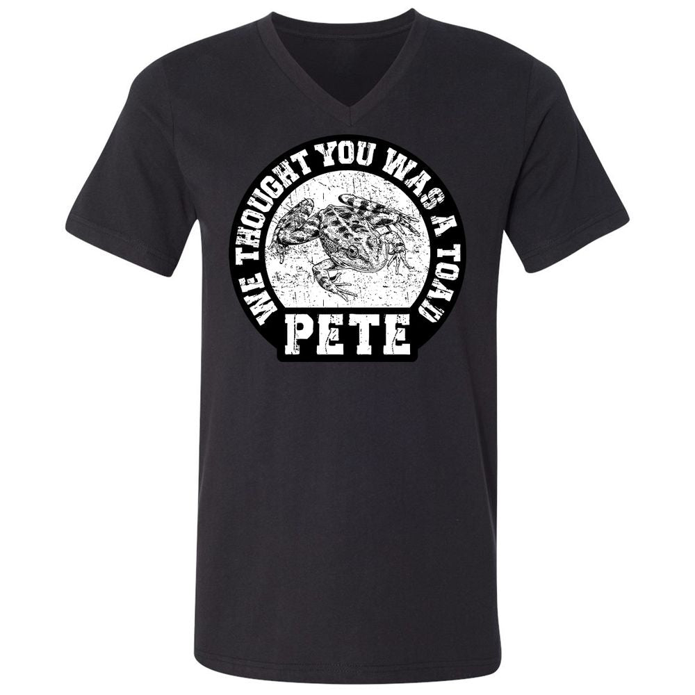 Unisex V-Neck T-Shirt - 8X51TJ2E - Black - 16