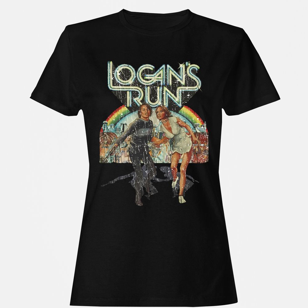 Women's T-Shirt - LA5HZS5D - Black - 16