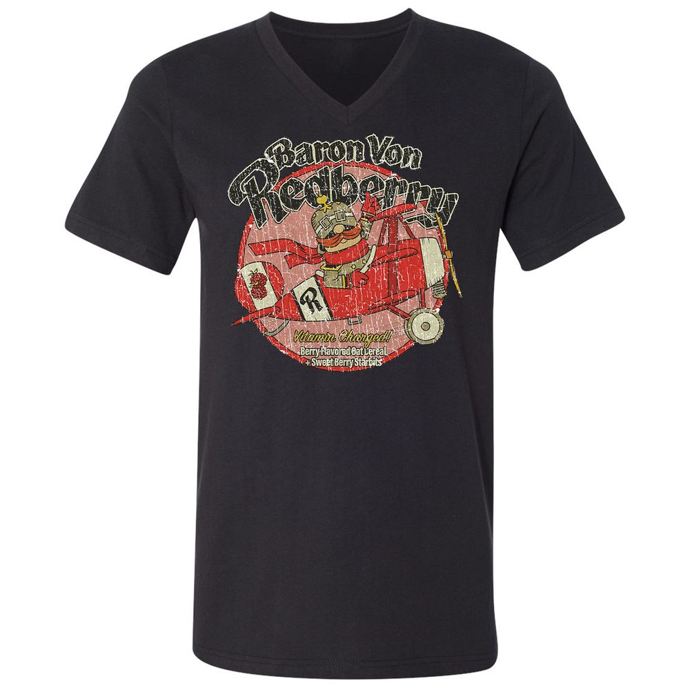 Unisex V-Neck T-Shirt - SHKEBYPS - Black - 16