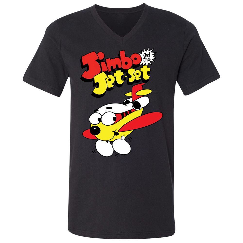 Unisex V-Neck T-Shirt - KSBPWSVU - Black - 16