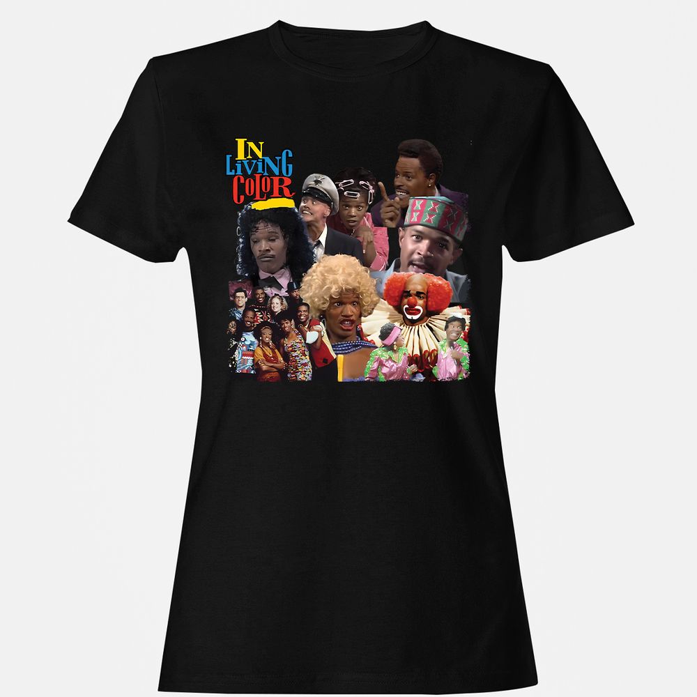 Women's T-Shirt - CZFL72FD - Black - 16