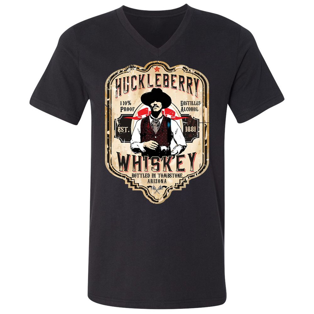 Huckleberry Whiskey Label - Black - 16