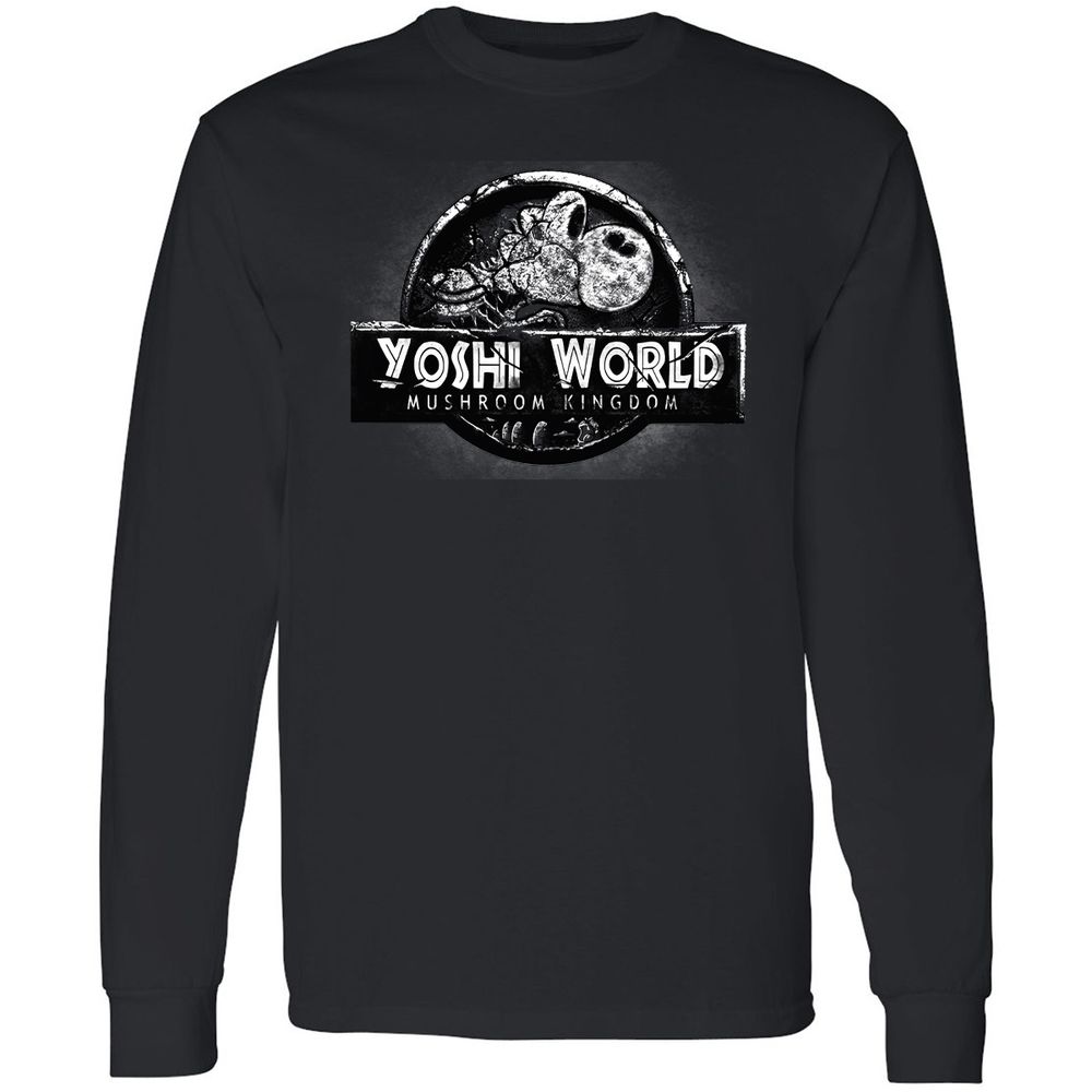 Long Sleeve T-Shirt - B5WC69ZY - Black - 16