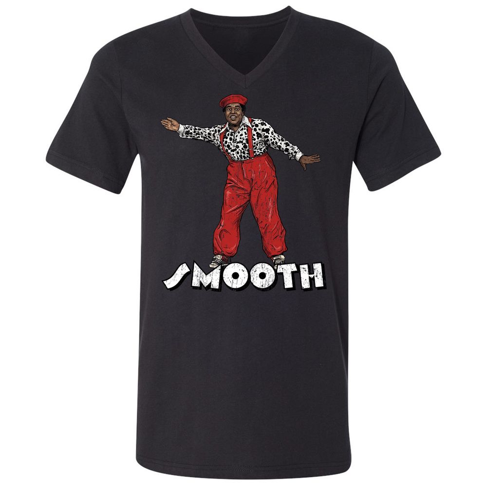 Unisex V-Neck T-Shirt - K9KZVMKX - Black - 16