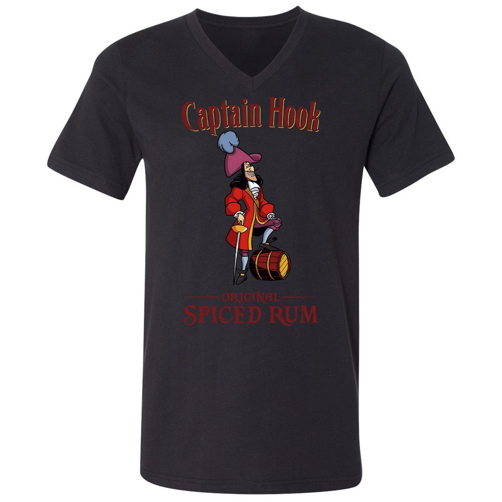 Unisex V-Neck T-Shirt - TJZ4Z6EP - Black - 16