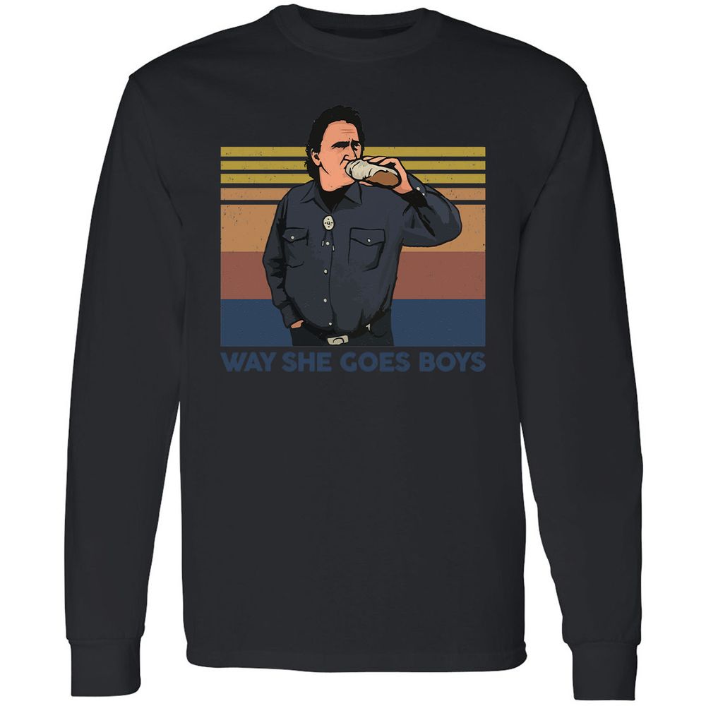 Long Sleeve T-Shirt - FPKDXU5M - Black - 16