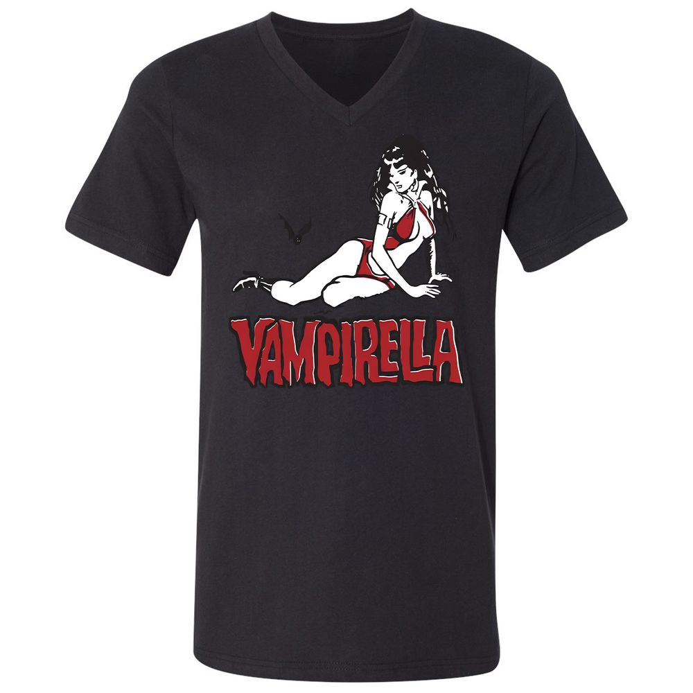 Unisex V-Neck T-Shirt - FKAESP1V - Black - 16