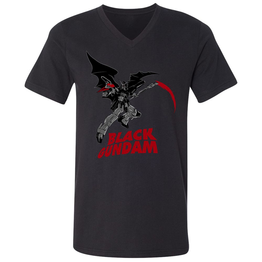 Unisex V-Neck T-Shirt - 1HRLHV6P - Black - 16