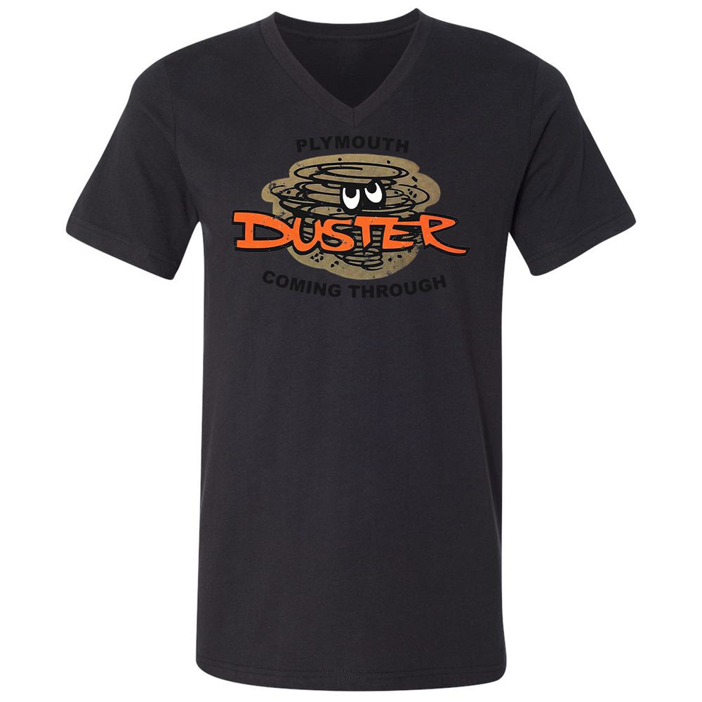 Unisex V-Neck T-Shirt - C3EGB4N4 - Black - 16