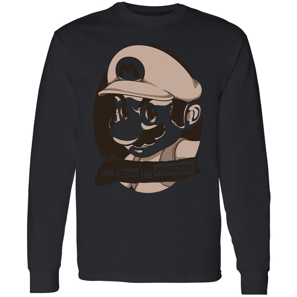 Long Sleeve T-Shirt - DMVSF6QW - Black - 16