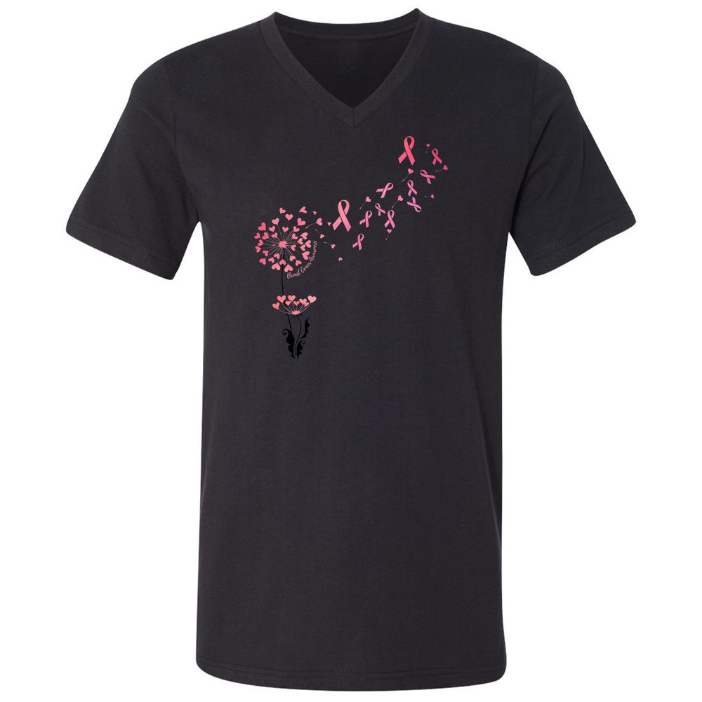 Unisex V-Neck T-Shirt - 7TV9PNH8 - Black - 16
