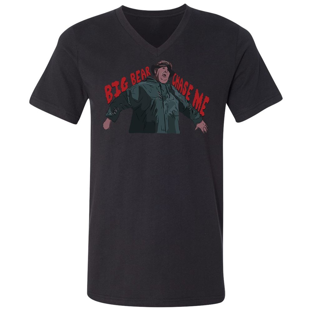 Unisex V-Neck T-Shirt - KVU79UR3 - Black - 16