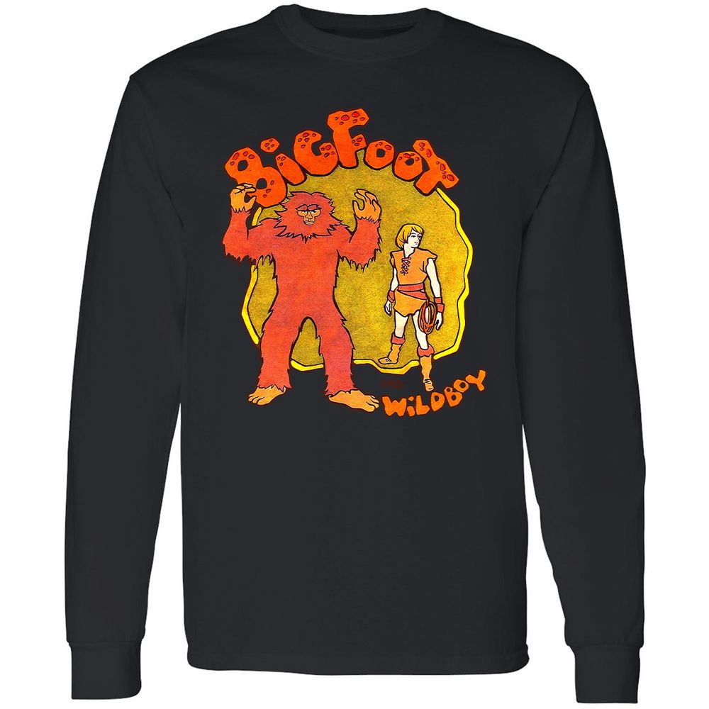 Long Sleeve T-Shirt - E7GVJWAV - Black - 16