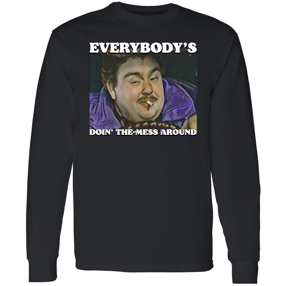 Long Sleeve T-Shirt - Z1BYQZ44 - Black - 16