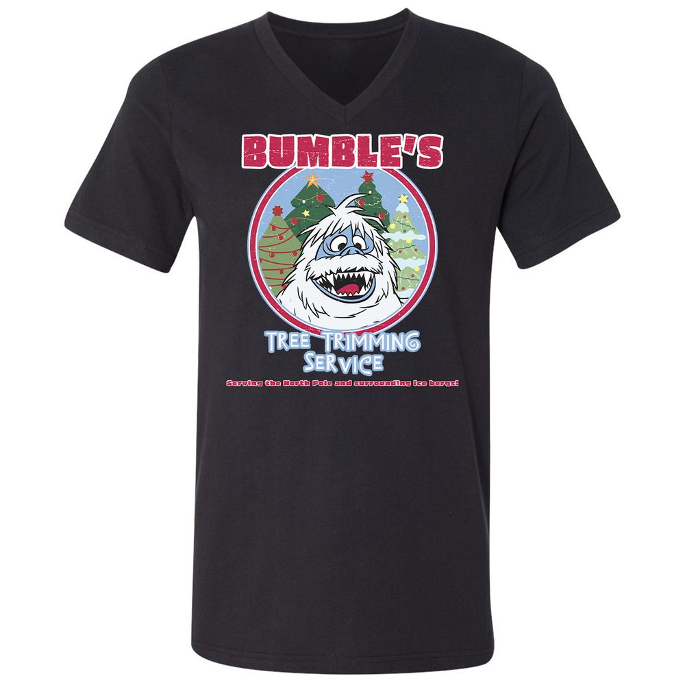 Unisex V-Neck T-Shirt - EQ6M7GFT - Black - 16
