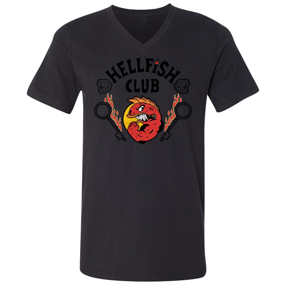 Unisex V-Neck T-Shirt - ASZPRXS8 - Black - 16