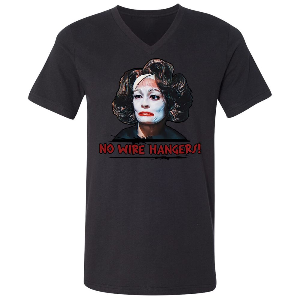 Unisex V-Neck T-Shirt - 6H4ES4WA - Black - 16