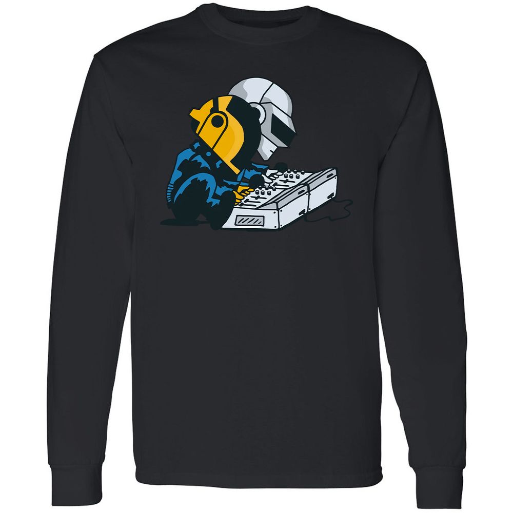 Long Sleeve T-Shirt - 5B8F2DTS - Black - 16