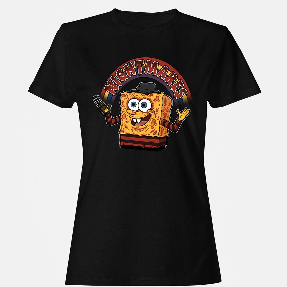 Women's T-Shirt - BDL7VBQP - Black - 16