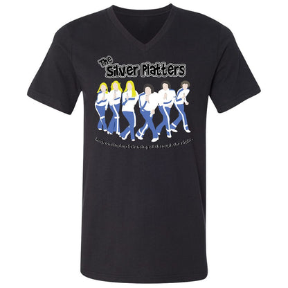 Unisex V-Neck T-Shirt - 7H1R996X - Black - 16