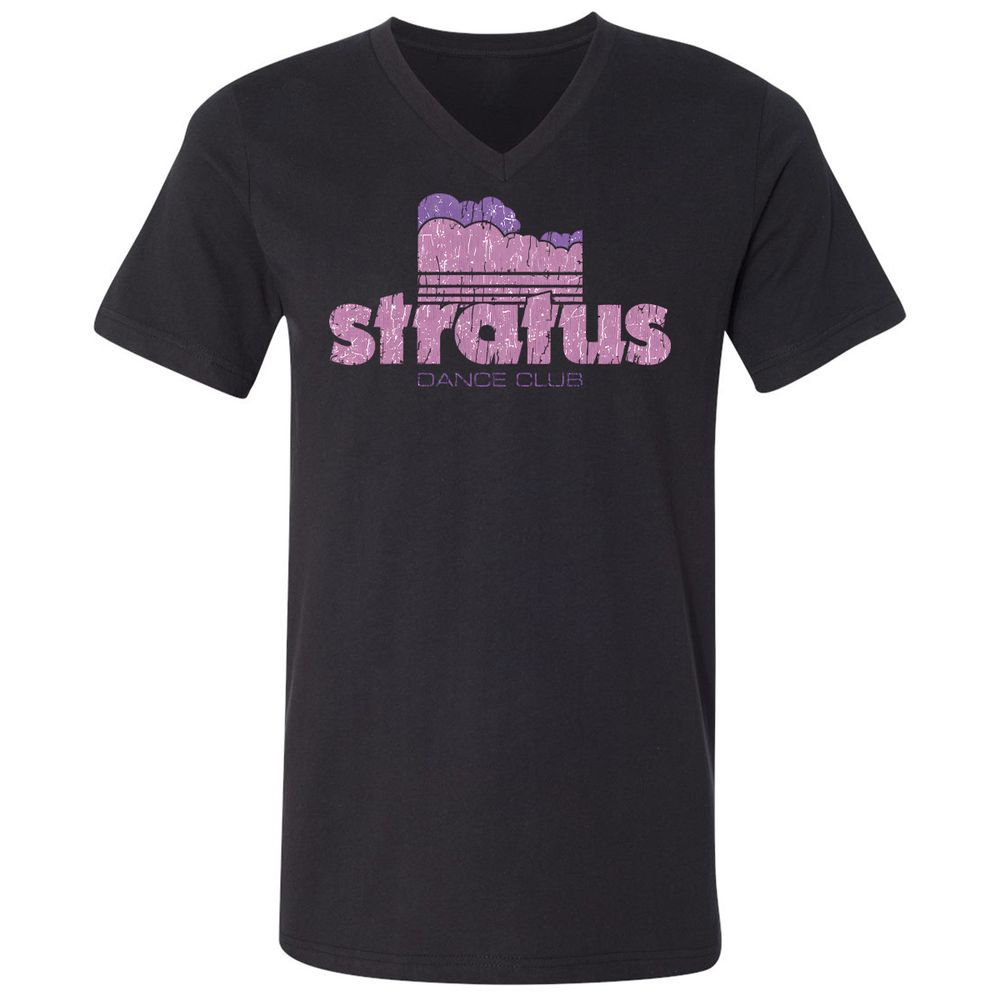 Unisex V-Neck T-Shirt - 8HDRFAG9 - Black - 16
