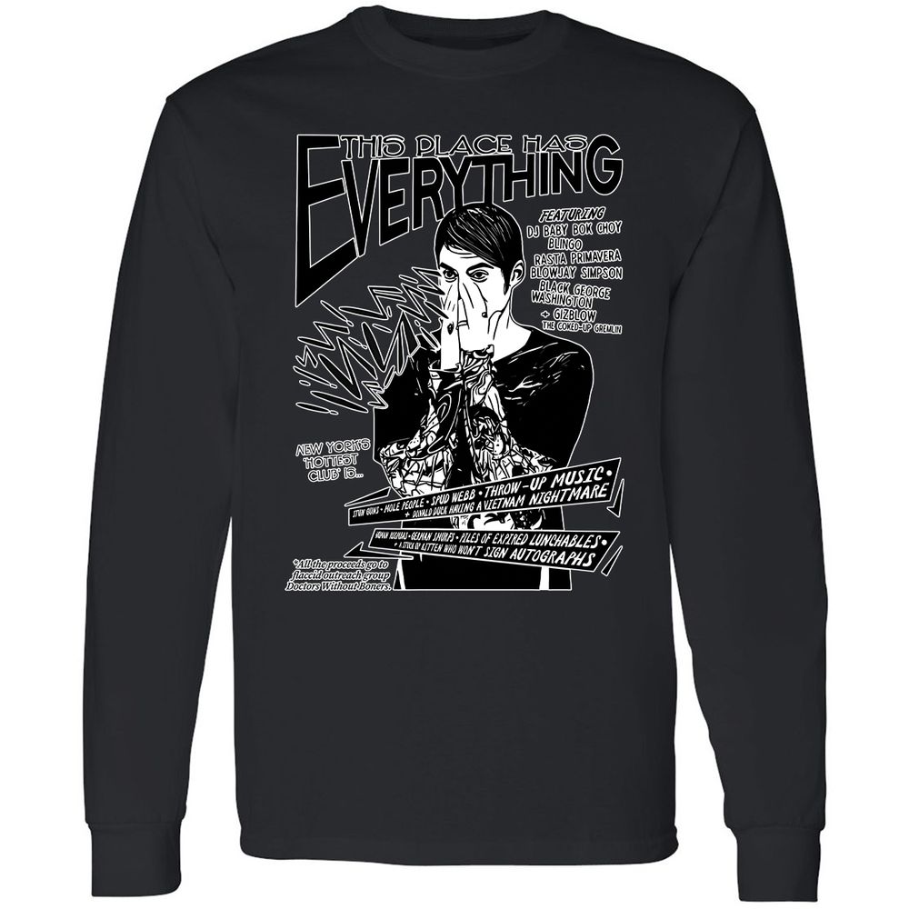 Long Sleeve T-Shirt - Y34Q338G - Black - 16