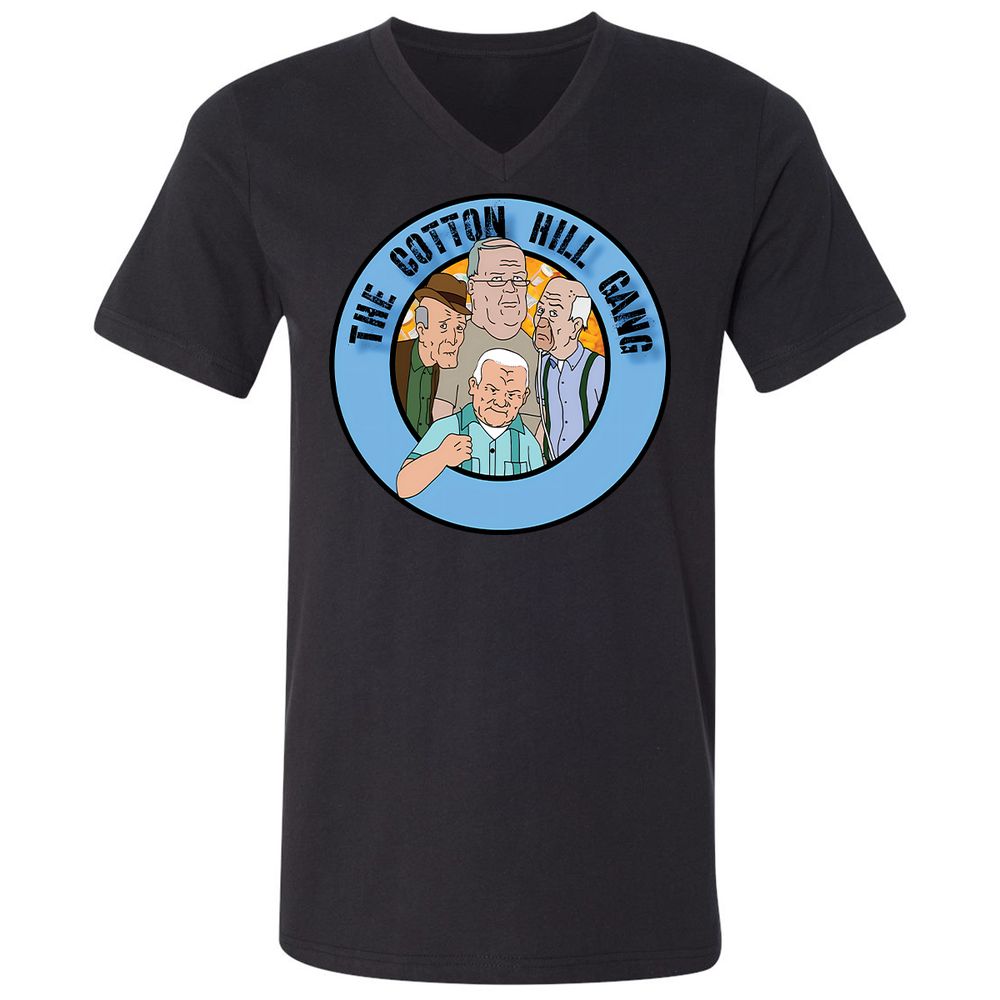 Unisex V-Neck T-Shirt - Z9J49874 - Black - 16