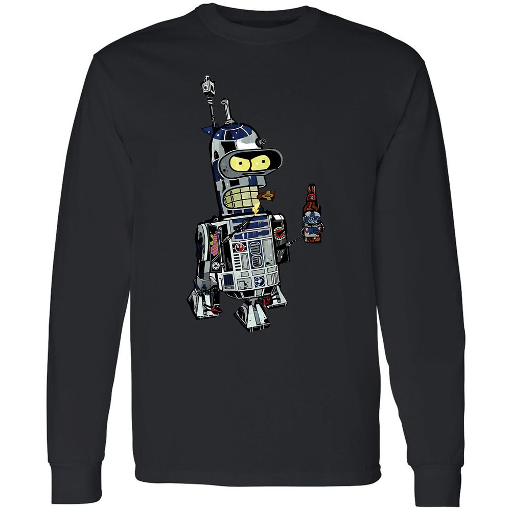 Long Sleeve T-Shirt - V9E9JGU5 - Black - 16