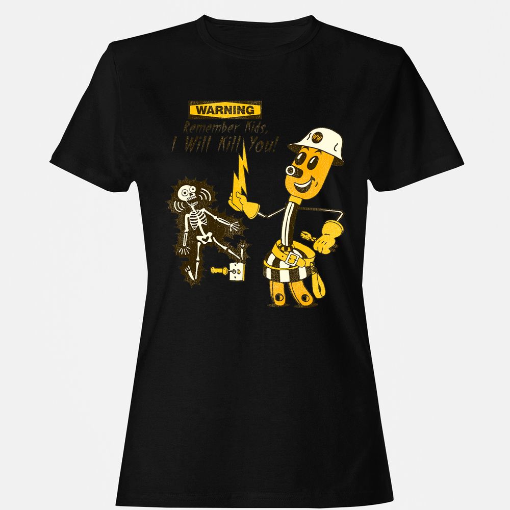 Women's T-Shirt - 1YKHXSP2 - Black - 16