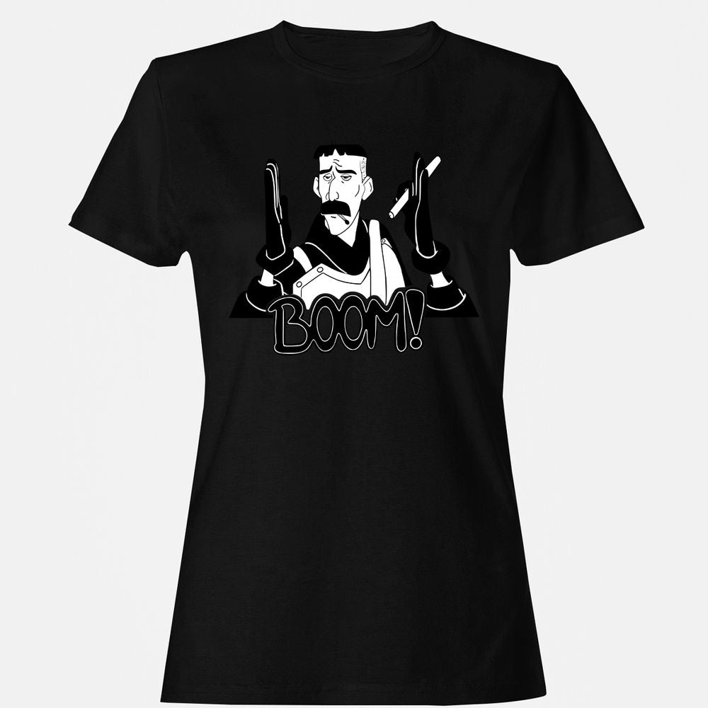Women's T-Shirt - D7N9GNGX - Black - 16