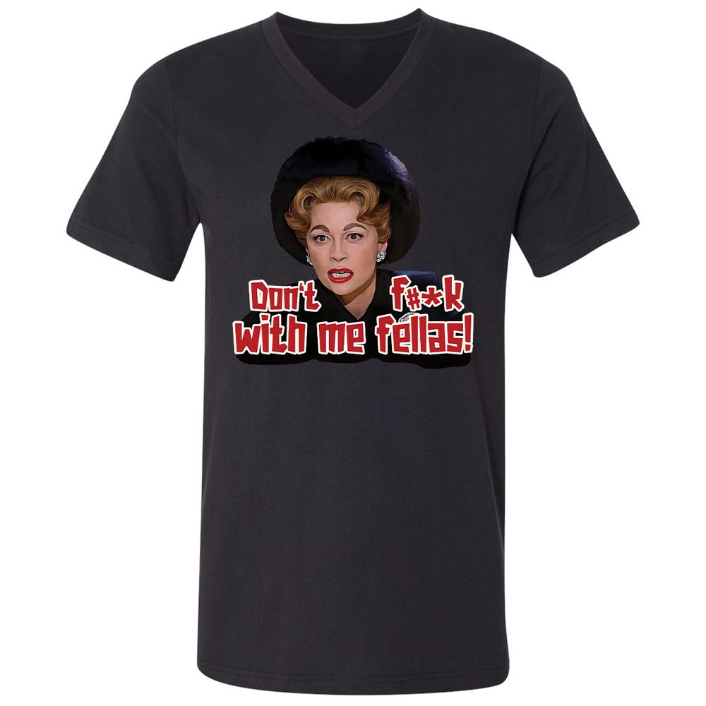 Unisex V-Neck T-Shirt - LSMPKTT8 - Black - 16