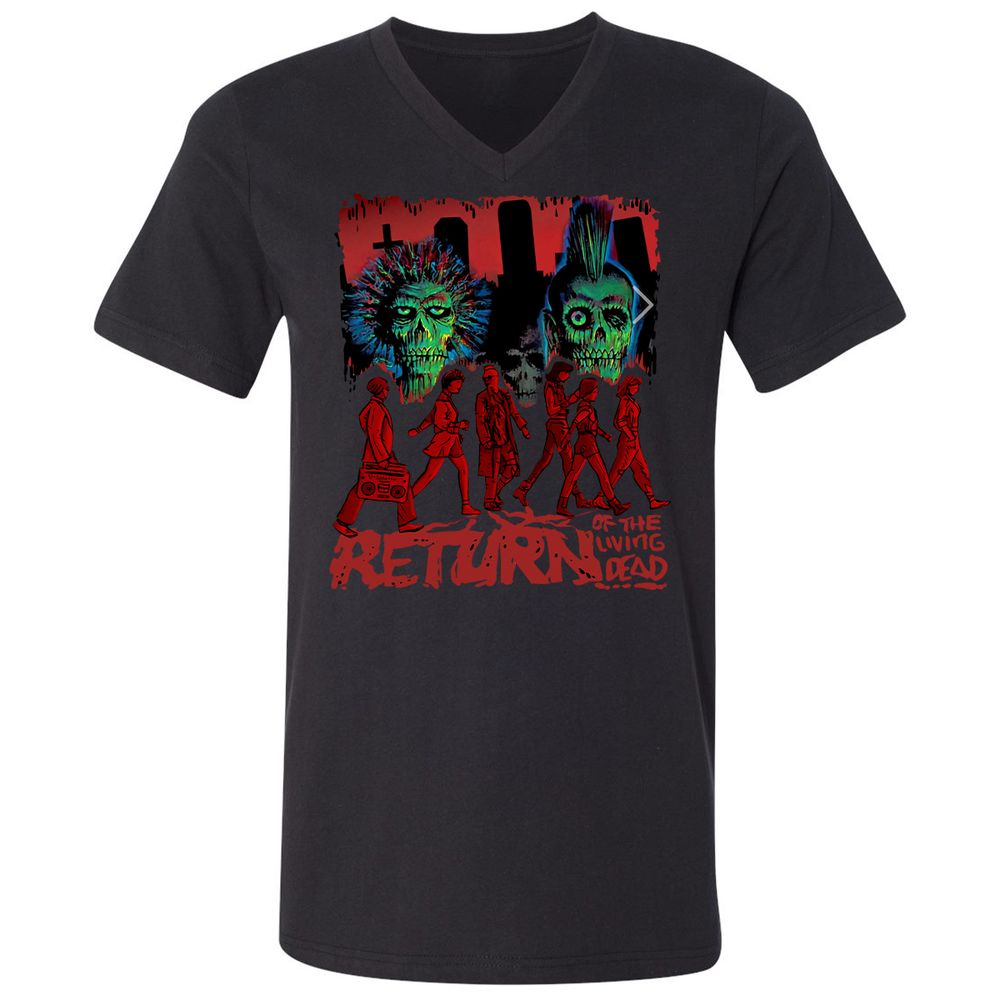 Unisex V-Neck T-Shirt - YMSG5THG - Black - 16