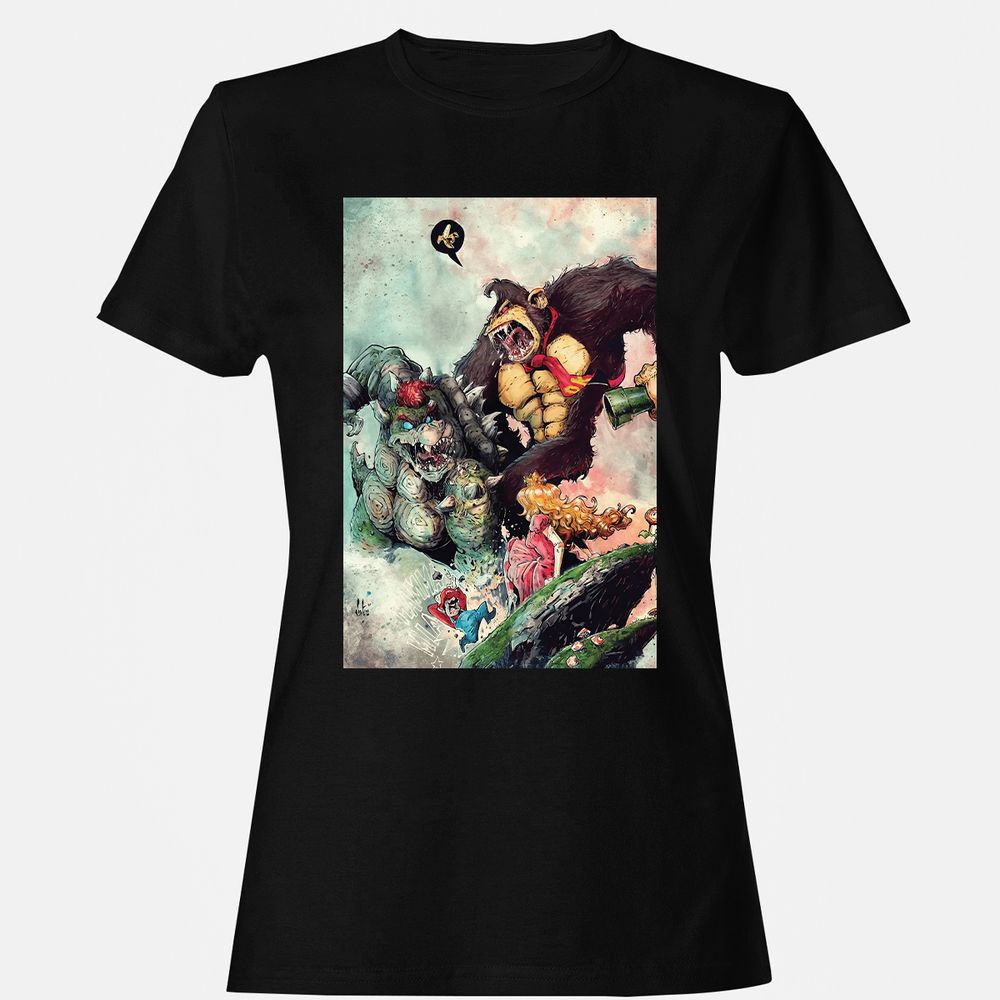 Women's T-Shirt - EUFUBV2Z - Black - 16