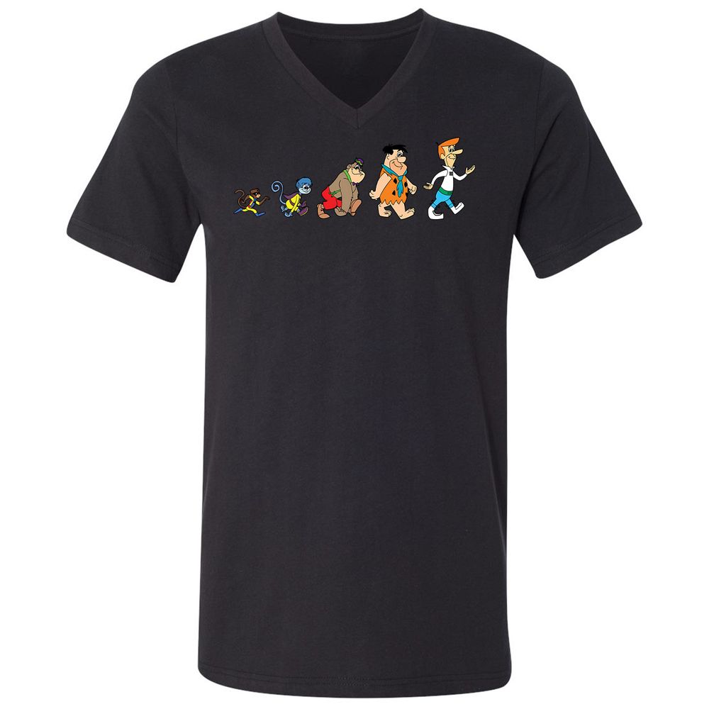 Unisex V-Neck T-Shirt - C8UVSXQA - Black - 16