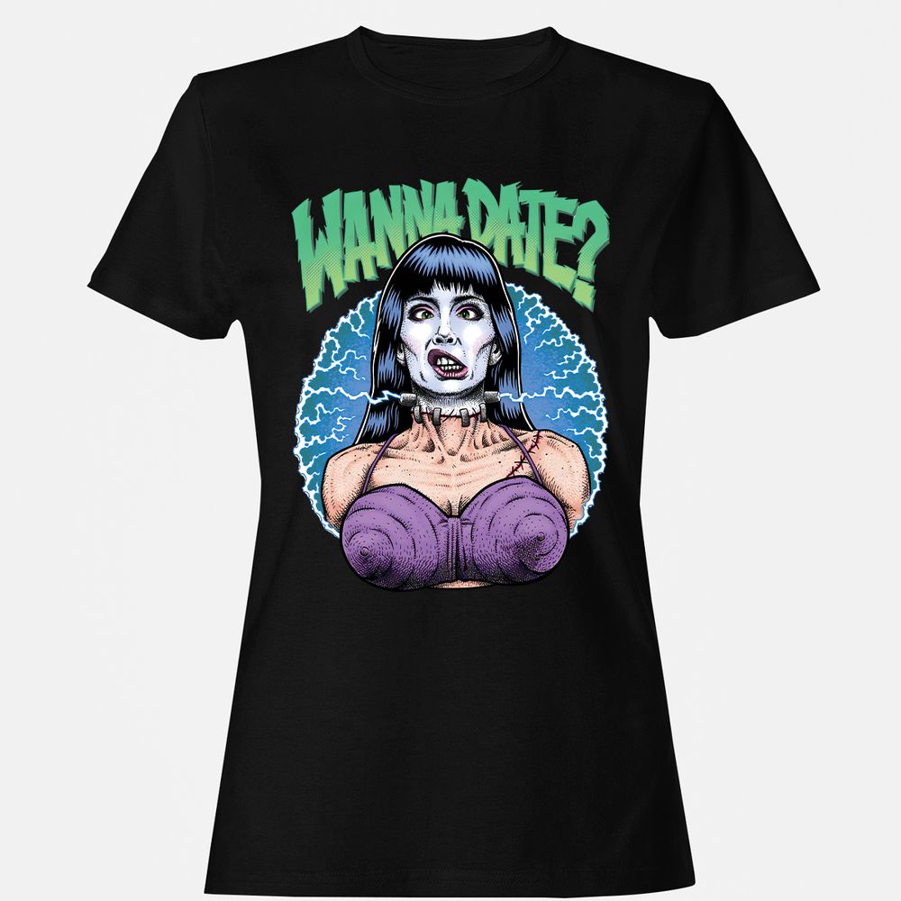 Women's T-Shirt - QW3SYDZ6 - Black - 16