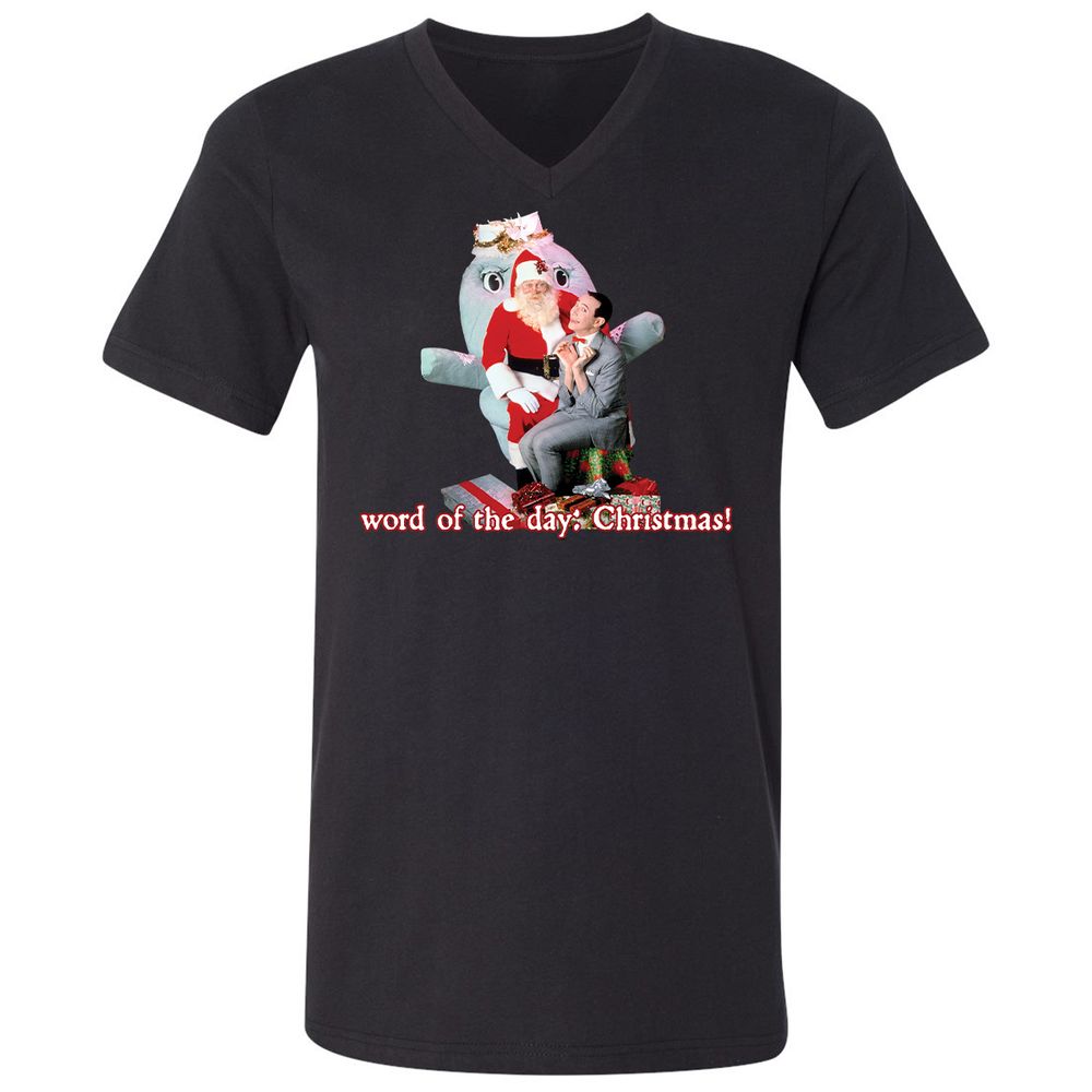 Unisex V-Neck T-Shirt - JKNZHBSV - Black - 16