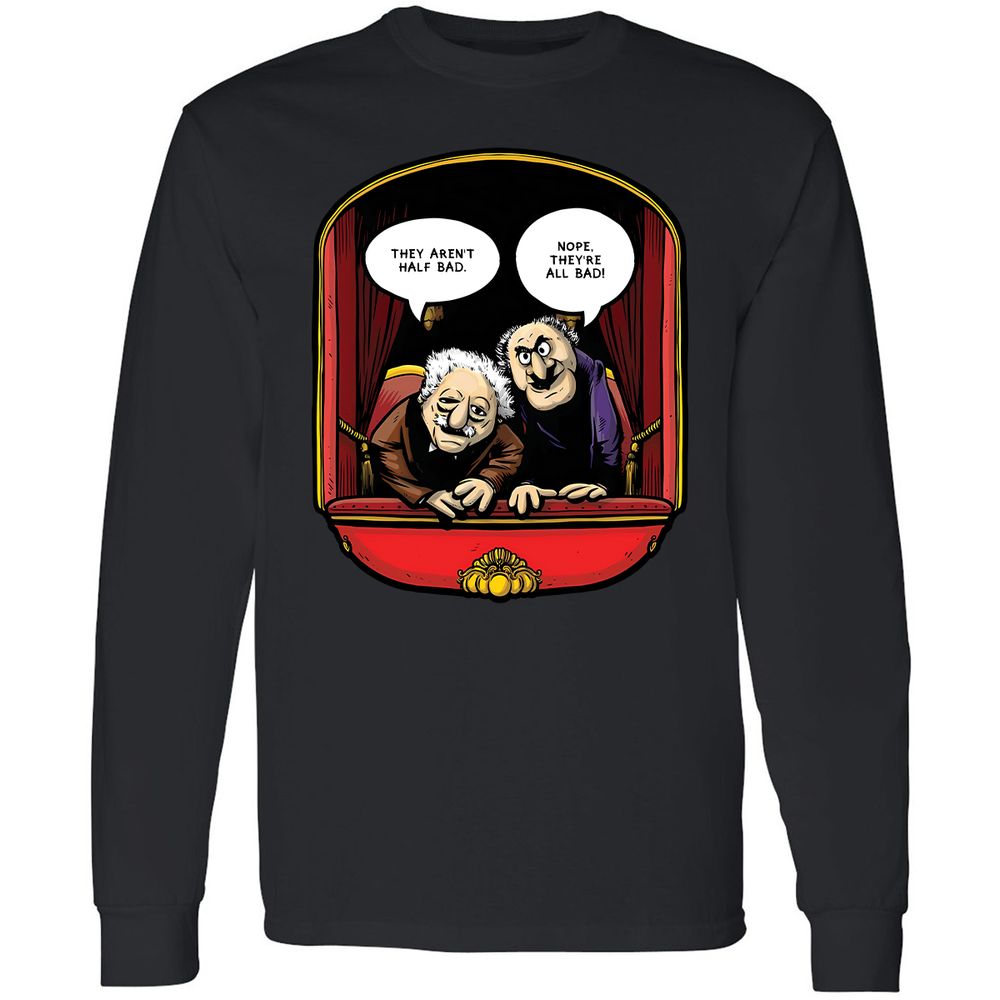 Statler and Waldorf (All Bad) - Black - 16